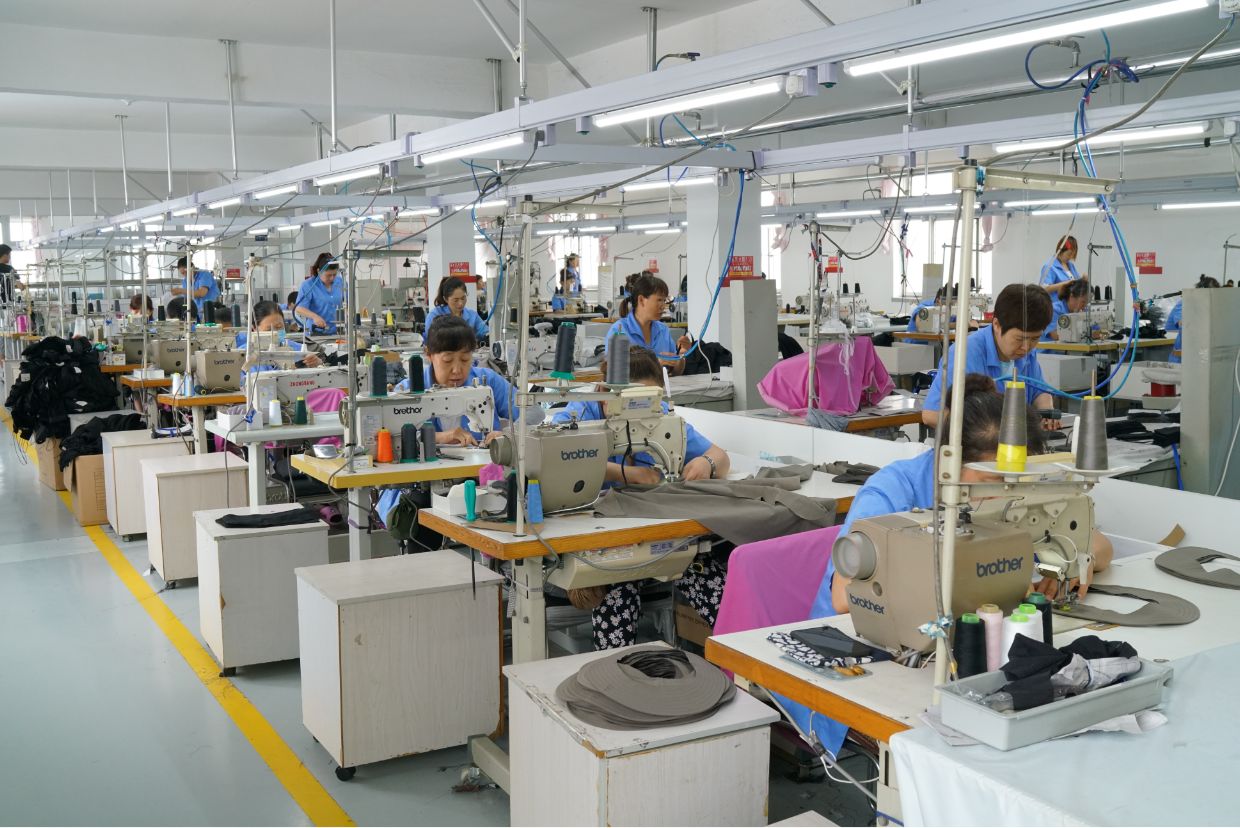 中国自社工場